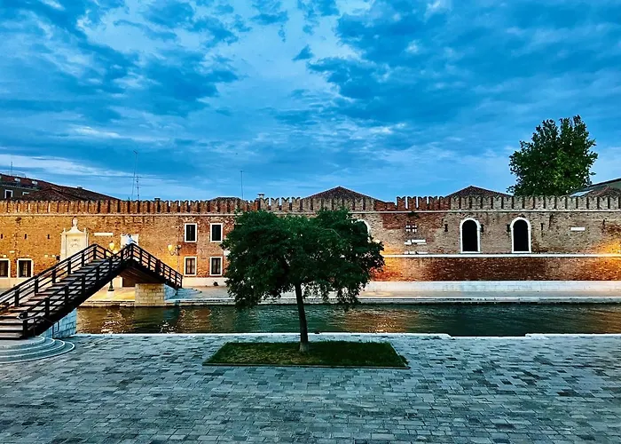 With View In Venice, Arsenale.